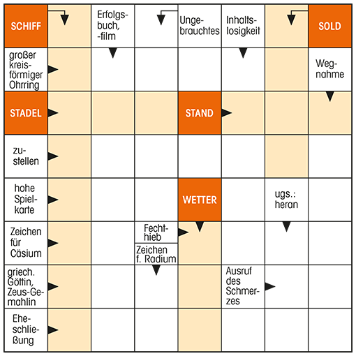 Beispielbild für "Halbe - Halbe Schwedenrätsel"