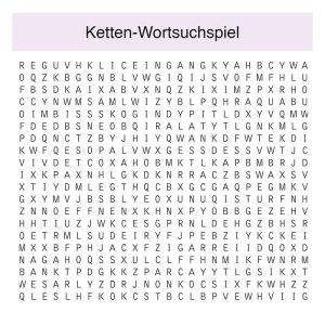 Ketten-Wortsuchspiel