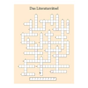 Das Literaturrätsel, Beispiel