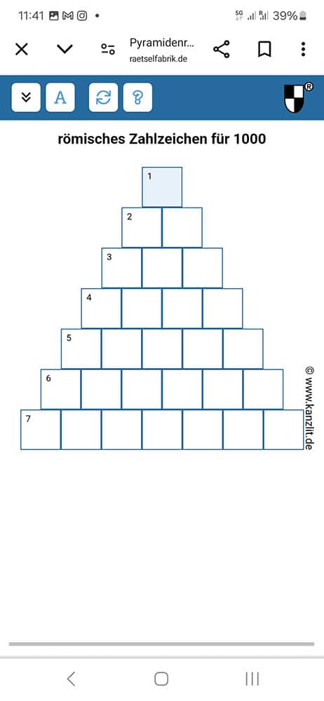 Pyramidenrätsel